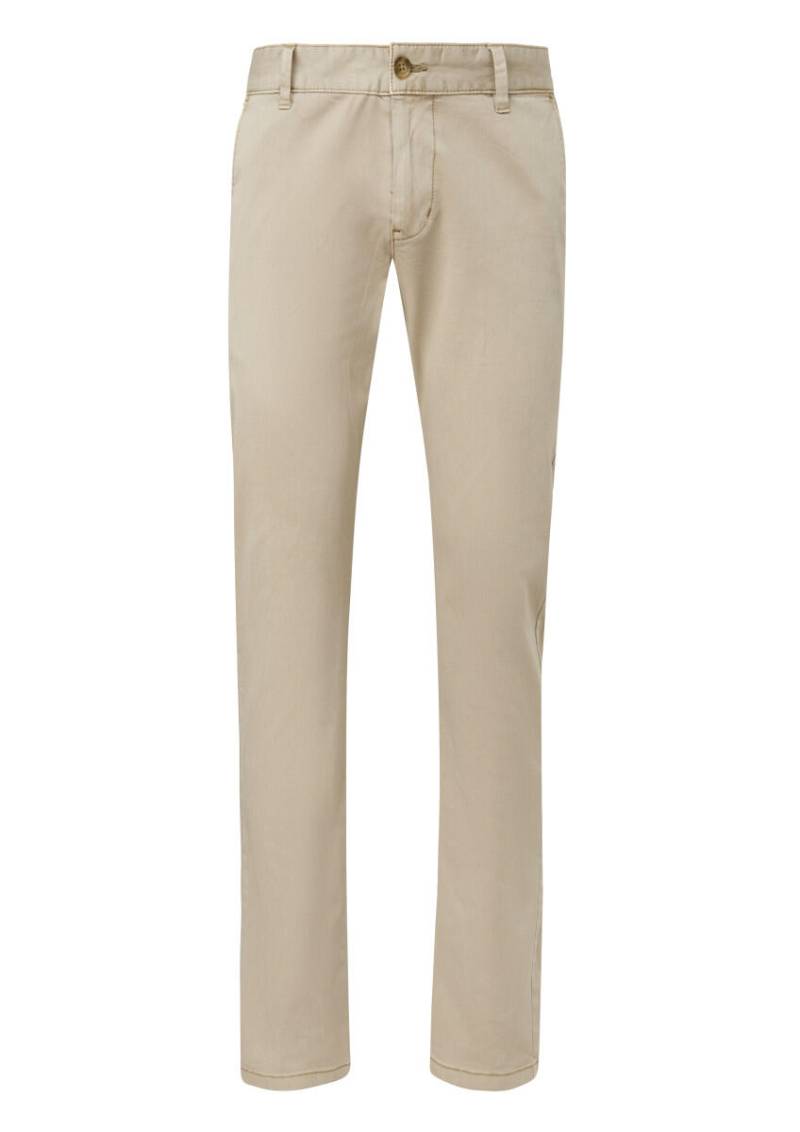 Q/S designed by - Twillhose mit schmalem Bein beige - Gr. - 28/34 von Q/S designed by