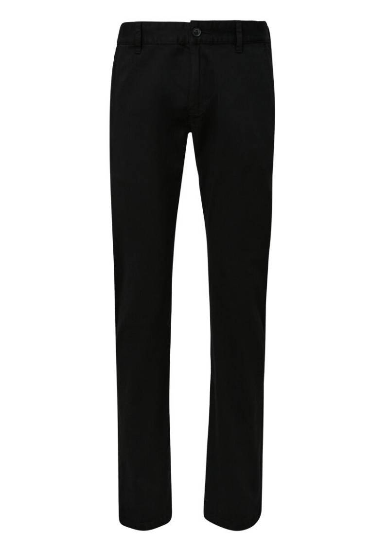 Q/S designed by - Twillhose mit schmalem Bein schwarz - Gr. - 32/34 von Q/S designed by