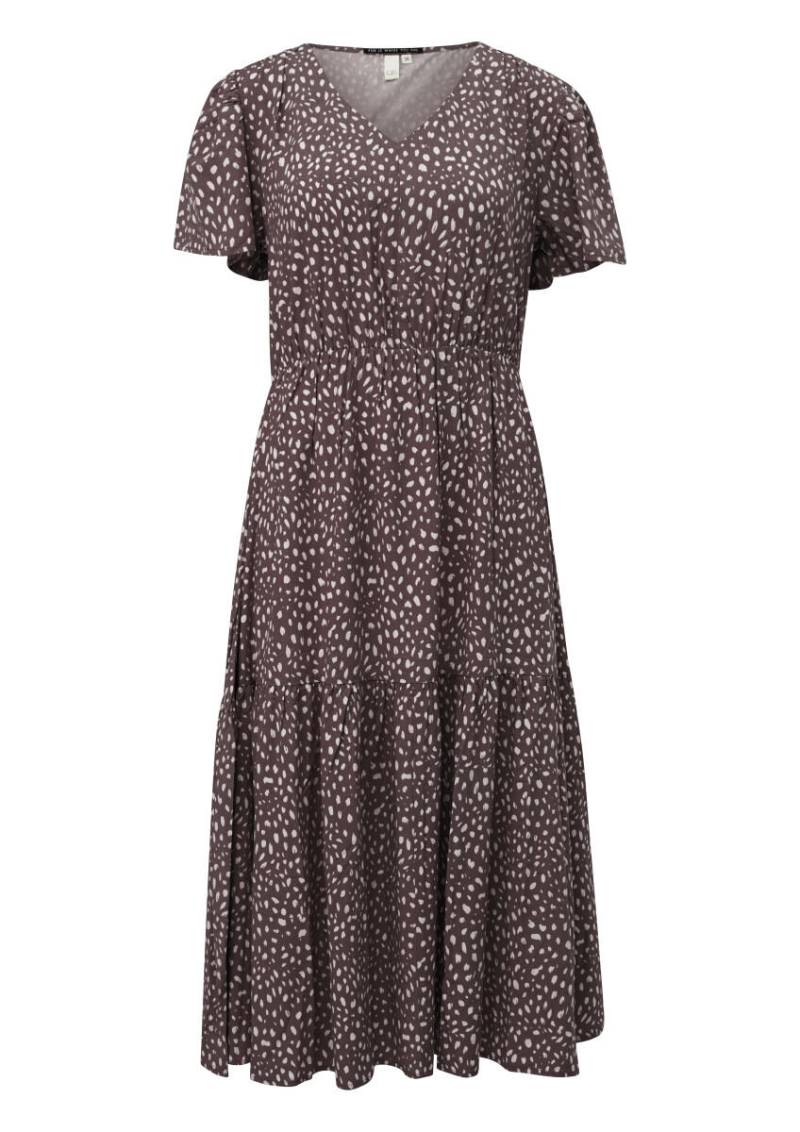 Q/S designed by - Viskosekleid mit All-over-Print violet - Gr. - 44 von Q/S designed by