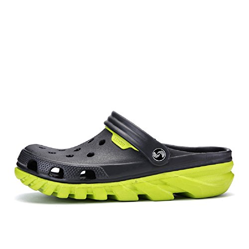 Q-MSKAY Herren Clogs Sommer Outdoor Atmungsaktiv Gartenschuhe von Q-MSKAY