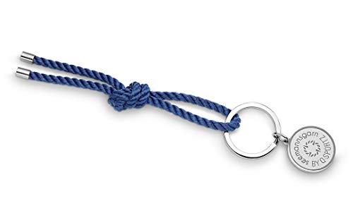 Maritimes Seemannsgarn Segeltau Schlüsselkette Amrum navy-blau 4mm von Q-Sportz