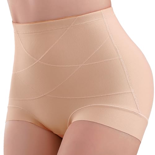 Q-WOOFF Shapewear Damen Stark Formend,Tummy Control Shapewear,Hohe Taille Bauchweg Unterhose Figurenformender,Bauchweg Hose Damen Stark Formend (Farbe, L) von Q-WOOFF