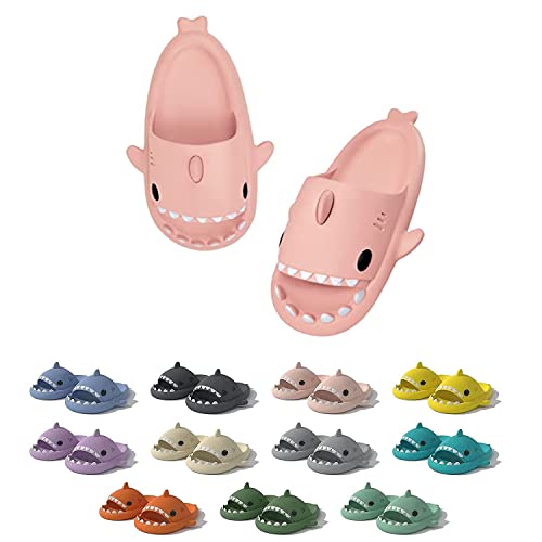 Q&A Hai-Hausschuhe Herren/Damen/Kinder,Shark Slippers Adult/Kids,Hai-Hausschuhe Weich/rutschfest Eva,Cartoon-Hausschuhe Offene Zehen,Dusch und Badeschuhe Badelatschen Unisex von Q&A