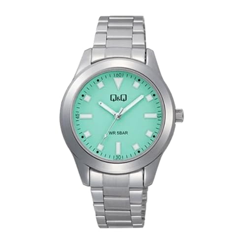 Q&Q WATCHES Damen Analog-Digital Quarz Uhr mit Edelstahl Armband Q35B-007PY von Q&Q ATTRACTIVE