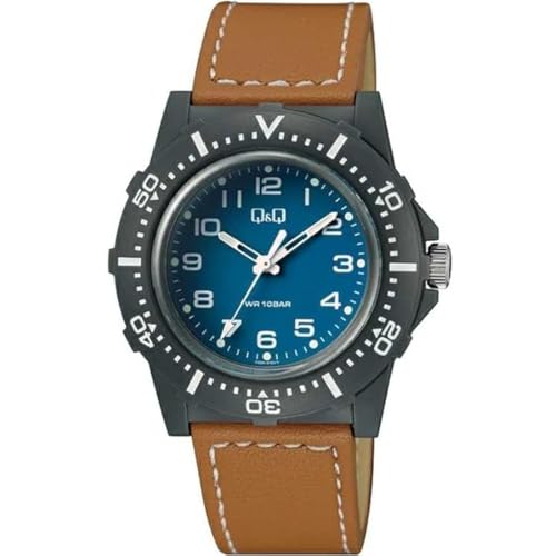 Q&Q WATCHES Herren Analog-Digital Quarz Uhr mit Gummi Armband V32A-010VY von Q&Q ATTRACTIVE