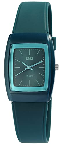 Q&Q Damen-Uhr Kunststoff Dornschließe 10 Bar Analog Quarz VP30J017Y von Q&Q