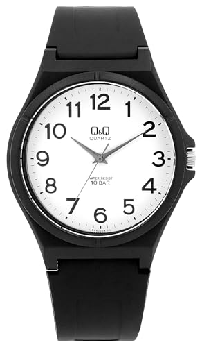 Q&Q Herren-Armbanduhr XL Analog Plastik VQ66J004Y von Q&Q