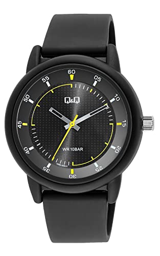 Q&Q WATCHES Herren Analog Quarz Uhr mit Silikon Armband V29A-003VY von Q&Q WATCHES