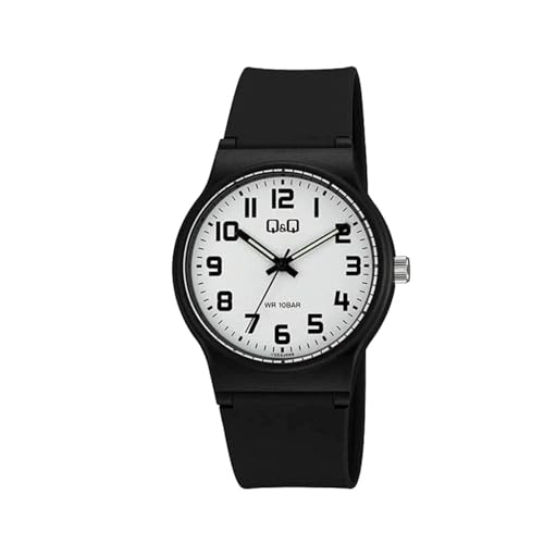 Q&Q VS50J009Y BLACK SILIKON ARMBAND HERREN ARMBAND, SCHWARZ, Einheitsgröße von Q&Q