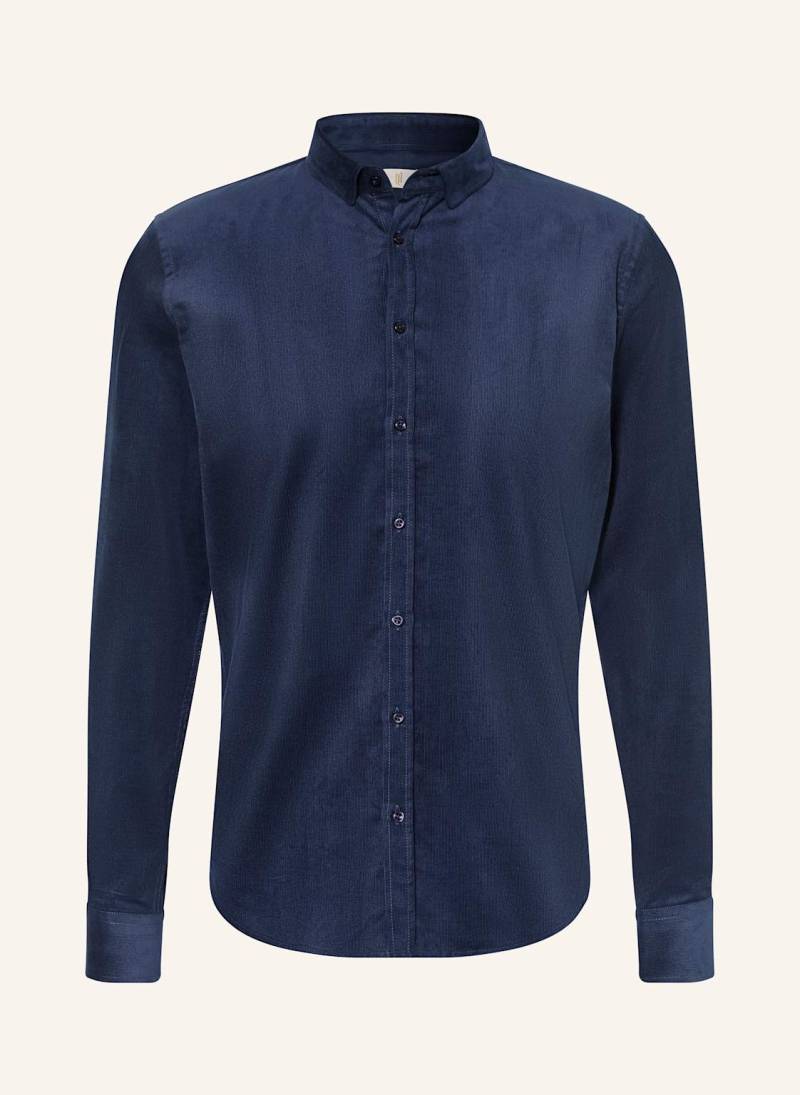q1 Manufaktur Cordhemd Extra Slim Fit blau q1 Manufaktur Cordhemd Extra Slim Fit blau von Q1 Manufaktur