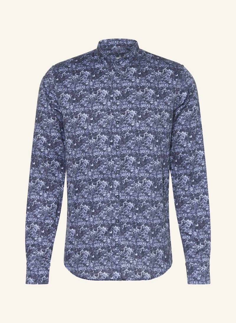 q1 Manufaktur Hemd Regular Fit Mit Stehkragen blau q1 Manufaktur Hemd Regular Fit Mit Stehkragen blau von Q1 Manufaktur