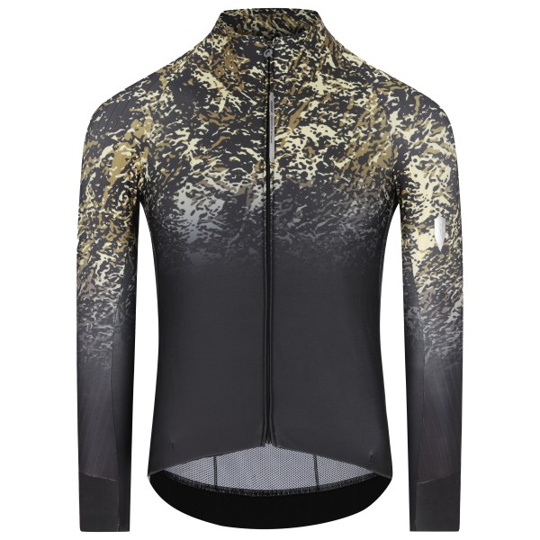 Q36.5 - Gregarius Hybrid Alpi Camo Long Sleeve Jersey - Radtrikot Gr XL grau von Q36.5