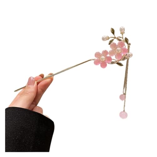 Vintage chinesische Haarnadel, Haarnadeln for Frauen, Schmetterling, Blume, Stern, handgefertigte Haarnadeln, Charm, Schmuck, Accessoires, Haarschmuck, Haar-Accessoire-Stick (Farbe: Stil 8)(Style 5) von QAONEAY