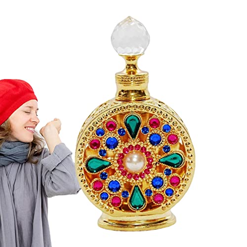 Exotisches Parfüm, 15 ml Metallflasche, Dubai-Düfte für Zuhause, exotisches Vanille-Parfum, Dubai-Düfte für ätherische Öle, Vintage-Parfüm für Frauen von QARIDO
