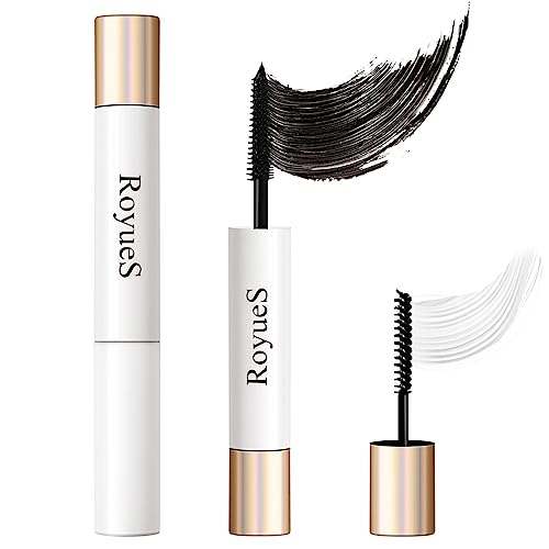 Lash Primer Mascara - Wimpern-Primer-Mascara-Set Double Extend - Wasserfestes, schweißfestes, langlebiges Wimpern-Make-up-Zubehör für Geburtstagsfeiern, Hochzeiten und Live-Auftritte Qarido von QARIDO