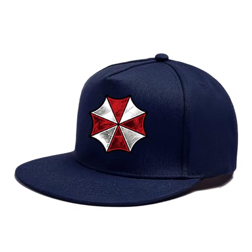 QATOBI Cap Herren Resid.ent Evil,Unisex Vintage Verstellbar Baseball-Mütze,Unisex Kappe Baseboard Baseballkappen Mütze, Basecap(Navy blue) von QATOBI