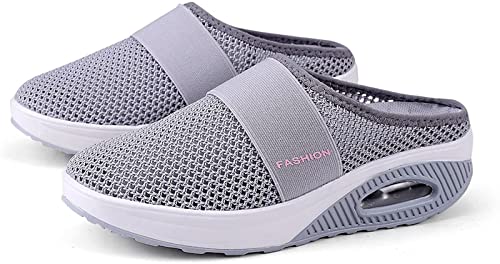 rackbone QAZW Luftkissen-Wanderschuhe, orthopädische Diabetiker-Wanderschuhe, orthopädische Schuhe für Damen, atmungsaktiv, lässige Luftkissen, Schlupfschuhe, Outdoor-Walking-Sneaker, D-35EU von rackbone