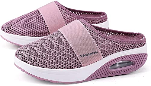 rackbone QAZW Luftkissen-Wanderschuhe, orthopädische Diabetiker-Wanderschuhe, orthopädische Schuhe für Damen, atmungsaktiv, lässige Luftkissen, Schlupfschuhe, Outdoor-Walking-Sneaker, S-43EU von rackbone