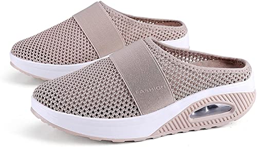 rackbone QAZW Luftkissen-Wanderschuhe, orthopädische Diabetiker-Wanderschuhe, orthopädische Schuhe für Damen, atmungsaktiv, lässige Luftkissen, Schlupfschuhe, Outdoor-Walking-Sneaker, L-41EU von rackbone