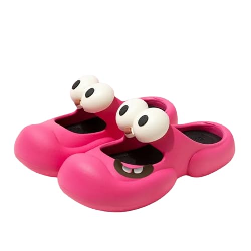 QBDGFPX Badezimmer Hausschuhe Home Slipper Damenschuhe Wolken Cartoon Big Eyes Hund Sandalen Männer Sommer Flip Flops Strand Rutschen Heimschuhe von QBDGFPX