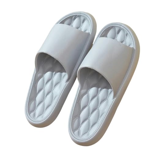 QBDGFPX Badezimmer Hausschuhe Sommerfrauen Innenrinker Boden Flache Schuhe Innenflip Flops Frauen Nicht-Schlupfbad-Hausschuhe von QBDGFPX