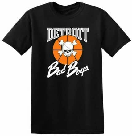 etroit Pistons Bad Boys Logo Men T-T-Shirts Hemden(Small) von QBKCLP