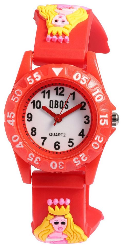 Qbos Quarzuhr 4500044 Prinzessin mit Silikonband von Qbos