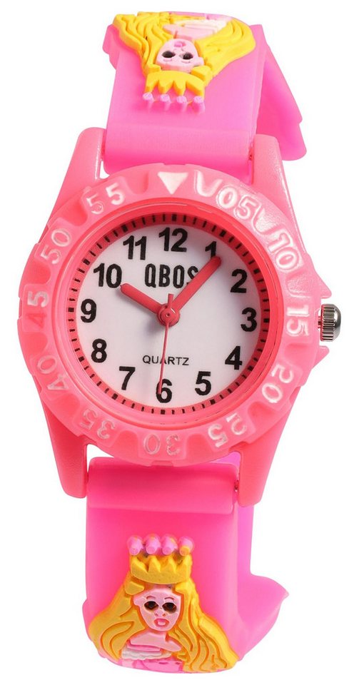 Qbos Quarzuhr 4500044 Prinzessin mit Silikonband von Qbos