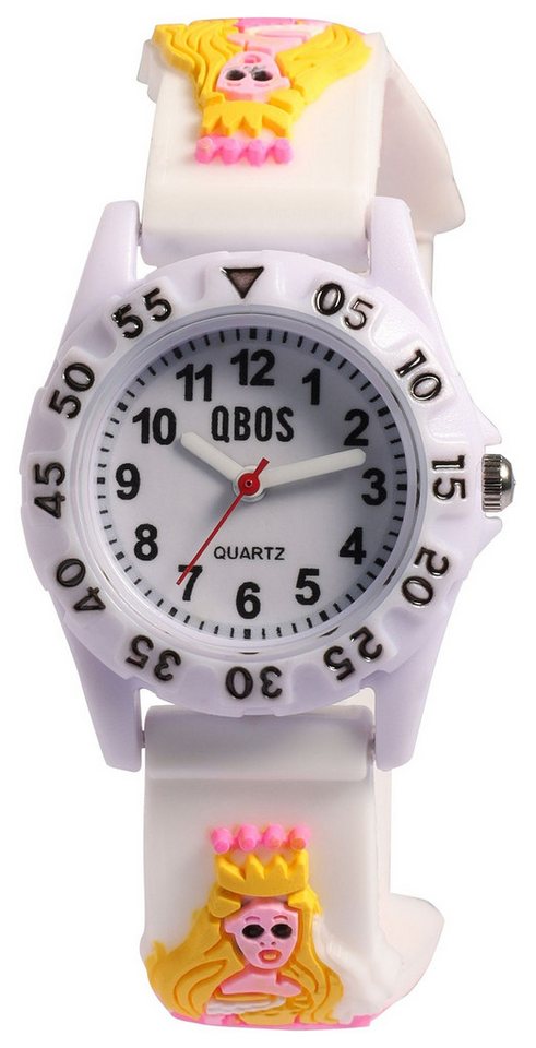 Qbos Quarzuhr 4500044 Prinzessin mit Silikonband von Qbos