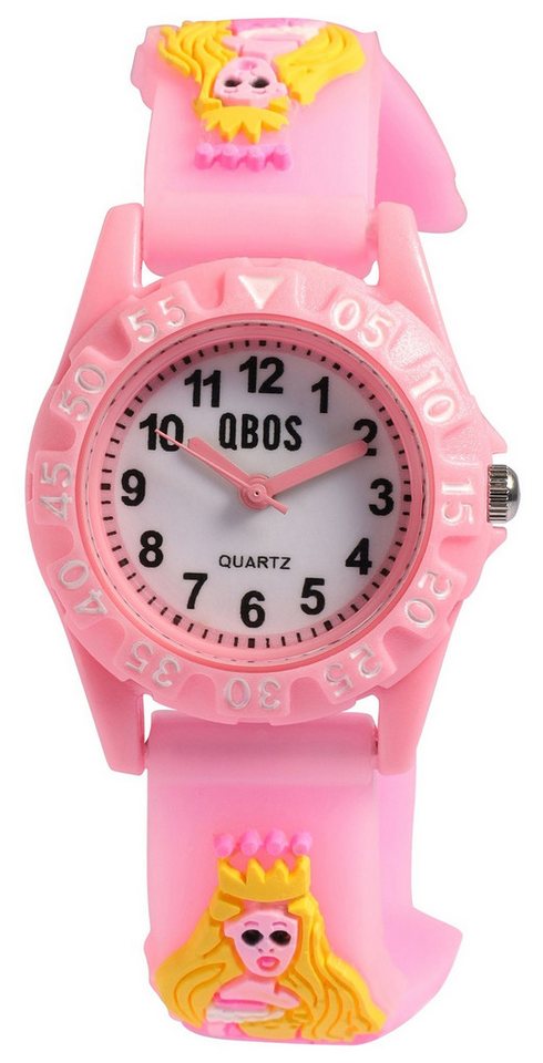 Qbos Quarzuhr 4500044 Prinzessin mit Silikonband von Qbos