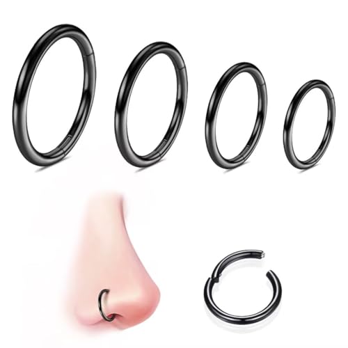 316L Edelstahl Piercing-Ring-Hingding-Nasen-Ringe-Hoop: 20g 18 g 16 g 14 g Frauen und Herrenkörper Pierecing Ring Segment Clicker Lippenringe Helix Knorpel-Rook-Ohrringe Durchmesser 6mm 8mm 10 mm 12mm 316L Edelstahl Piercing-Ring-Hingding-Nasen-Ringe-Hoop: 20g 18 g 16 g 14 g Frauen und Herrenkörper Pierecing Ring Segment Clicker Lippenringe Helix Knorpel-Rook-Ohrringe Durchmesser 6mm 8mm 10 mm 12mm von QBTZLATJ