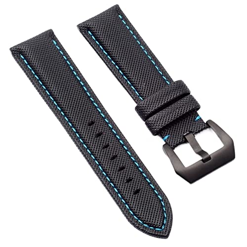 QBTZLATJ 20MM 22MM 24MM 26MM Carbon Fibre Nylon Canvas Watch Strap For Hamilton TAG OMEGA HEUER Men's Wrist Watch Band Bracelet von QBTZLATJ