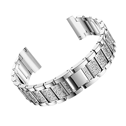 QBTZLATJ Ersatz Watch Straps Metal Watch Band Armband Bands Ersatzband Dimond Watch Bracelet Band Metal Relojes Inteligentes Para Mujer Watchband Edelstahllegierung von QBTZLATJ