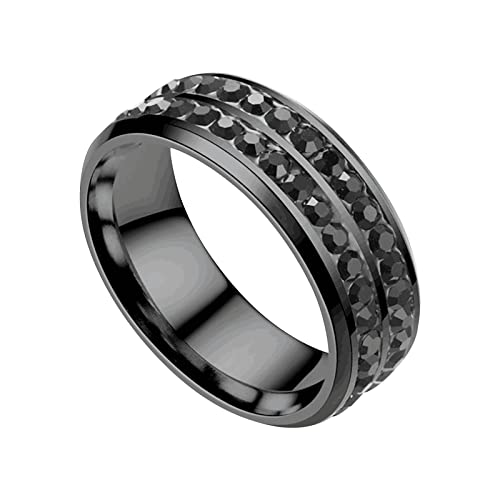 QBTZLATJ Frauenringe Fashion Double Diamond Finger Ringe Hochzeit Engagement Versprechen Vintage Boho Stapelringe Schmuckgeschenke QBTZLATJ Frauenringe Fashion Double Diamond Finger Ringe Hochzeit Engagement Versprechen Vintage Boho Stapelringe Schmuckgeschenke von QBTZLATJ