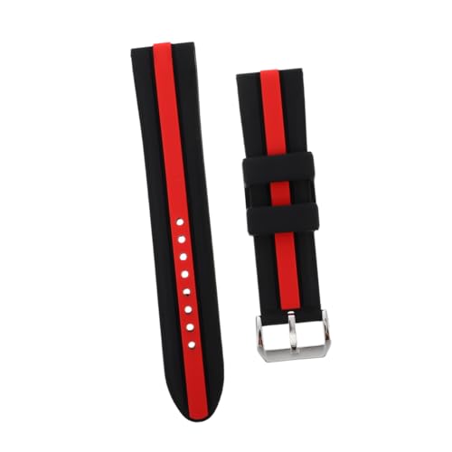 QBTZLATJ Silikongurt kompatible Uhrenstraps Sportband Smart Watch Bands Serie Gold Uhrengurt Drahtgurt rot von QBTZLATJ