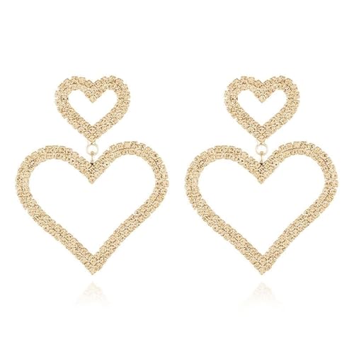 Strass Ohrringe für Frauen zierliche Valentine Ohrringe Mode Kristall Herzohrringe funkelnde Kronleuchter Fransen Ohrring Kristallohrringe Valentiner Schmuck Geschenk Strass Ohrringe für Frauen zierliche Valentine Ohrringe Mode Kristall Herzohrringe funkelnde Kronleuchter Fransen Ohrring Kristallohrringe Valentiner Schmuck Geschenk von QBTZLATJ