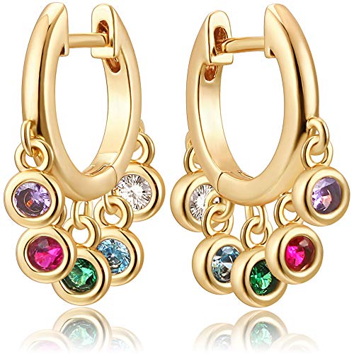 Tassel Hoop Ohrringe 18k plattiert zierliche kleine Sternscheibe Cross Türkis Tassel Dangle Drop Huggy Sleeper Ohrringe für Frauen Geschenk für sie Tassel Hoop Ohrringe 18k plattiert zierliche kleine Sternscheibe Cross Türkis Tassel Dangle Drop Huggy Sleeper Ohrringe für Frauen Geschenk für sie von QBTZLATJ