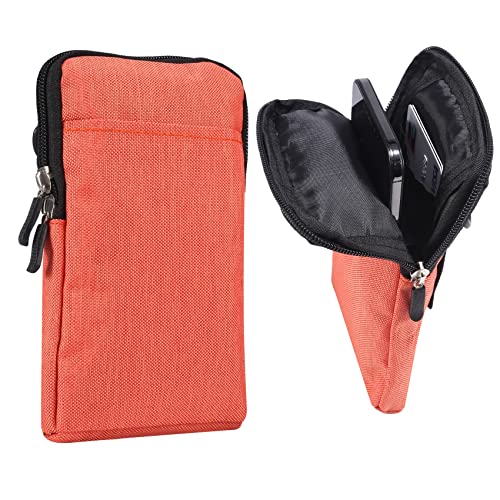 QBYVQQN Handytasche Herren Klein, 7.2" Handytasche mit Geldbeutel zum Umhängen Reißverschluss Herrentasche Hüfttasche Schultertasche mit Schultergurt Gürtelschlaufe von QBYVQQN