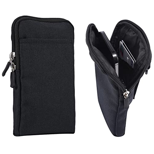 Handy Umhängetasche Herren Schwarz, Handy Gürteltasche Herren Schwarz, 6.9" Handytasche zum Umhängen wasserdichte Reißverschluss Herrentasche Hüfttasche Schultertasche mit Gürtelschlaufe Schultergurt Handy Umhängetasche Herren Schwarz, Handy Gürteltasche Herren Schwarz, 6.9" Handytasche zum Umhängen wasserdichte Reißverschluss Herrentasche Hüfttasche Schultertasche mit Gürtelschlaufe Schultergurt von QBYVQQN