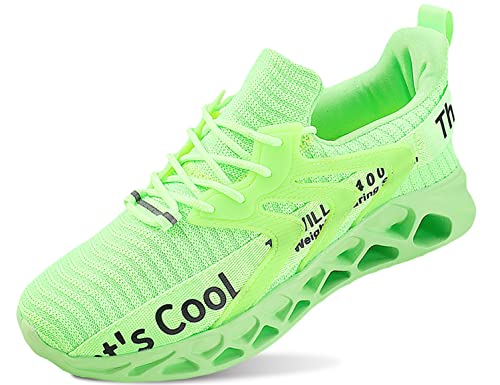 QDCFY Arbeitsschuhe Damen S3 Wasserdicht Gemütlich Atmungsaktiv Mit Leicht Arbeits Anti-Piercing Grün 36EU von QDCFY