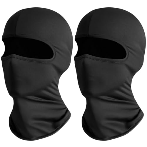 QEDBOJE 2pcs Balaclava Skimaske Balaclava für Männer und Frauen UV-Schutz Windproof Warm Motorradfahren Snowboarden für Radfahren Outdoor-Sport von QEDBOJE
