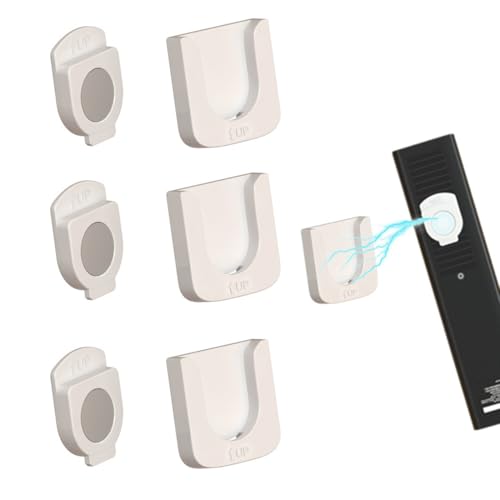 QEDBOJE 3 PCS Magnetische Fernbedienungshalter, Starker Magnethalterung, Wandhalterung Fernbedienung, Multifunktional Halterung für Zuhause Büro, Fernbedienung Ladesteckdose von QEDBOJE