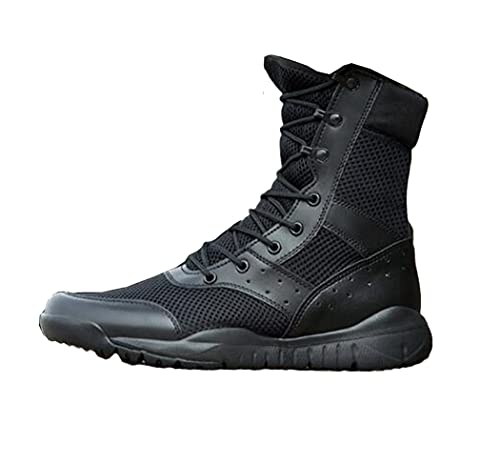 Herren Damen Outdoor Kletterschuhe Taktische Training Armee Stiefel Sommer Atmungsaktiv Mesh Wandern Wüstenstiefel von QEDCVS