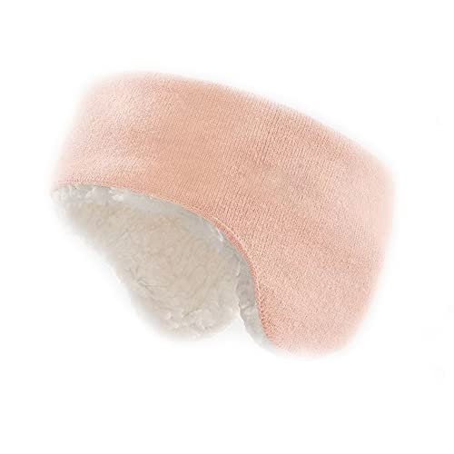 QEPOL Ohrenwärmer, Winter Ohrenschützer Laufen Ohrenschützer Stirnband Thermal Stretchy Ohrenschützer für Damen Herren Laufen Radfahren Outdoor (Rosa) von QEPOL