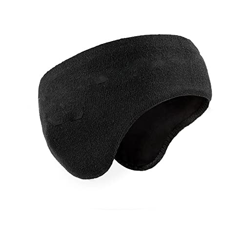 QEPOL Ohrenwärmer, Winter Ohrenschützer Laufen Ohrenschützer Stirnband Thermal Stretchy Ohrenschützer für Damen Herren Laufen Radfahren Outdoor (Schwarz) von QEPOL