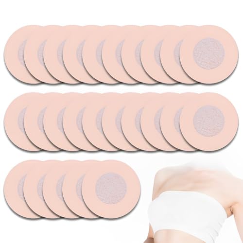QEQSHQO 25Paare Damen Nippel Covers Brustwarzen Abdeckungen Einweg Brust Aufkleber Selbstklebende Ultra Dünne Nippel Abdeckungen Nippelpasteten Rund von QEQSHQO
