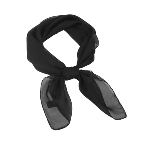 QEQSHQO Seidenschal Damen Chiffon Elegante Seidentuch Haare Elegant Satintuch Halstuch Seide Damen Bandana Tuch Kopftücher Damen Taschentuch Ansatz Scarf Bandana von QEQSHQO