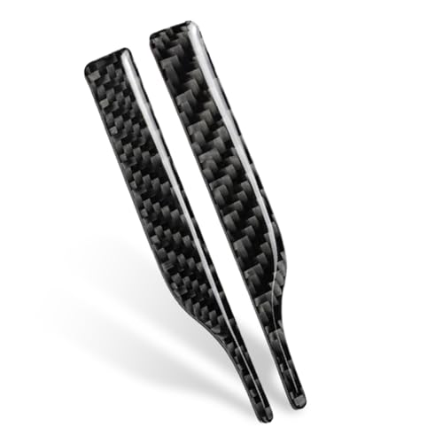 QEXUJOW Automobile Aufkleber,Auto Rückspiegel Antikollisionsstreifen Außenspiegel Dekor Kohlefaser Muster Spiegel Streifen Anti-Kollisions Kratzschutz Aufkleber Rennen Seitenspiegel aufkleber(2 pcs) von QEXUJOW