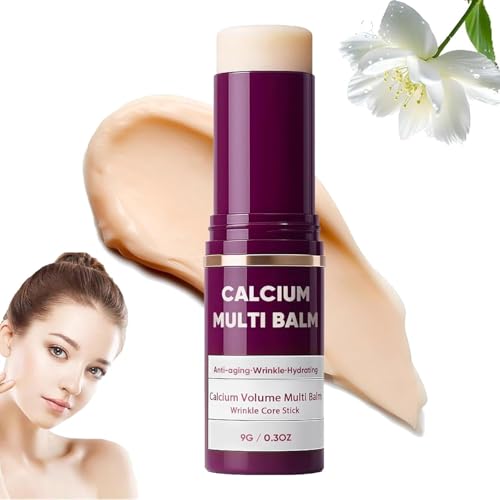 Baume Multi-Volume Calcium Crème Hydratante et Réparatrice Intensive Stick Collagène Anti-Rides Raffermissant Peau Yeux Cou Visage von QFFYFZAL