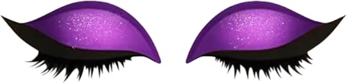 Lazy Eye Shadow Wimpernpflaster 2-in-1: Wiederverwendbare, bunte Lidschatten- und Wimpern-Make-up-Sticker. Natürliche, künstliche Wimpern. Make-up-Tool für alle Augentypen. von QFFYFZAL